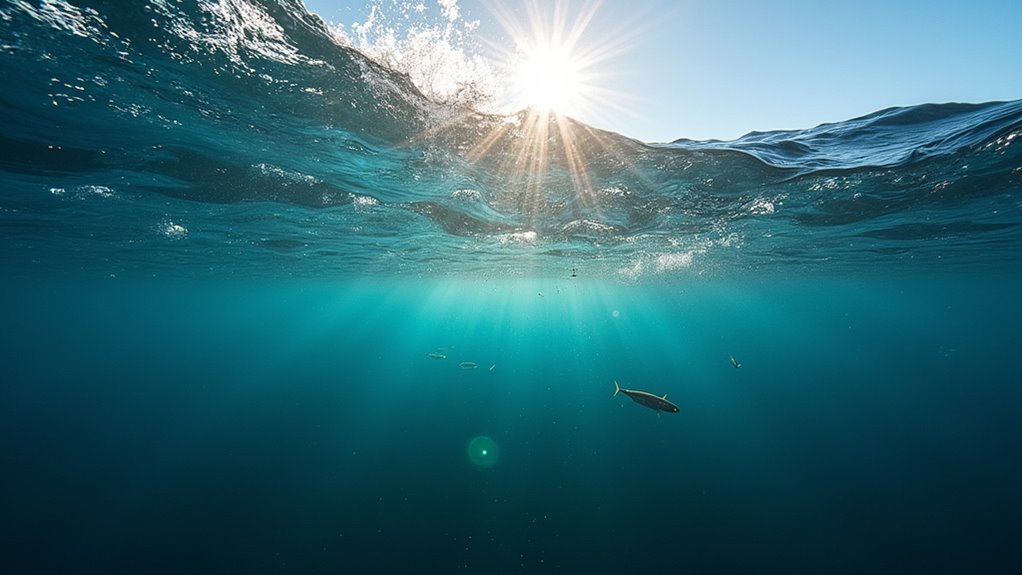 reading underwater current seams